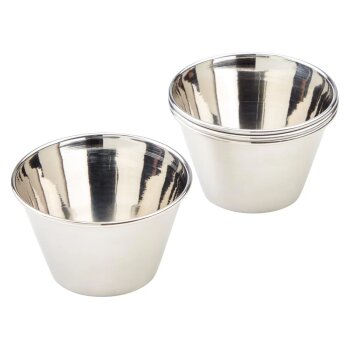 LIVARNO home Servieraccessoires, aus hochwertigem Edelstahl (Dipschalen) - B-Ware neuwertig