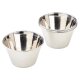 LIVARNO home Servieraccessoires, aus hochwertigem Edelstahl (Dipschalen) - B-Ware neuwertig
