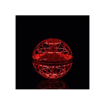 Playtive Fliegender Ball, mit LED-Beleuchtung, rot -...