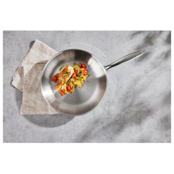 SILVERCREST® Premium-Edelstahlpfanne, Ø 28 cm (unbeschichtet) - B-Ware neuwertig