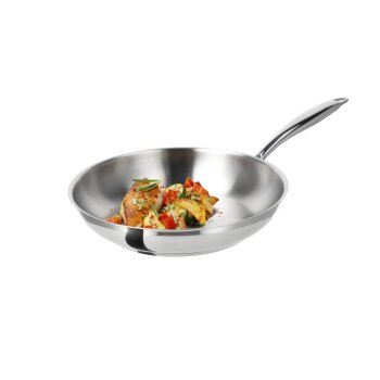 SILVERCREST® Premium-Edelstahlpfanne, Ø 28 cm (unbeschichtet) - B-Ware neuwertig