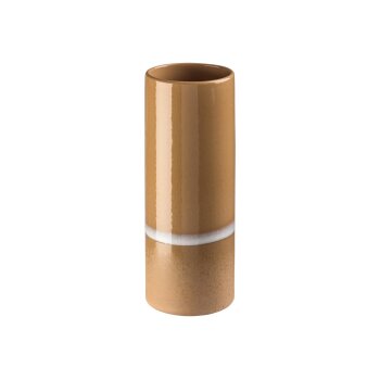 LIVARNO HOME Übertopf / Vase, aus glasierter Keramik (Braun) - B-Ware neuwertig