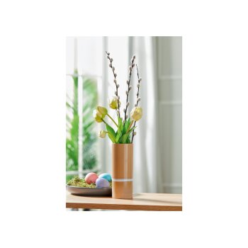 LIVARNO HOME Übertopf / Vase, aus glasierter Keramik (Braun) - B-Ware neuwertig