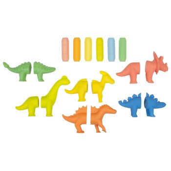 LUPILU® Magnetspiel, 23-teilig / 18-teilig (Dinosaurier) - B-Ware neuwertig