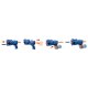 Playtive Soft Dart Pistole Dinosaurier inklusive 10 Schaumstoffpfeilen (Blau) - B-Ware neuwertig