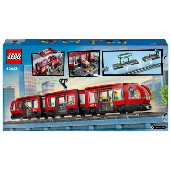 LEGO® City 60423 Downtown Streetcar and Station -...
