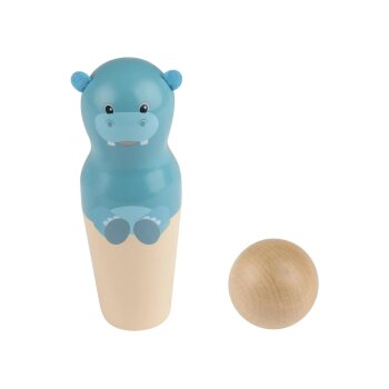 lupilu® Tierkegeln / Krocket / Tierwurfspiel (Bowling-Set) - B-Ware neuwertig