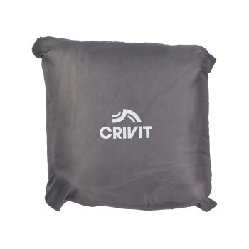 CRIVIT 3-in-1 Campingdecke, mit integrierter Aufbewahrungstasche (Grau) - B-Ware gut