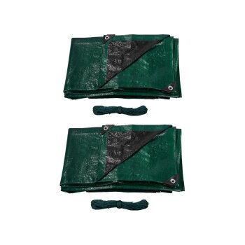 PARKSIDE® 2er Set Universal-Abdeckplanen, 2 x 3 m -...
