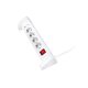 TRONIC® Steckdosenleiste, 4 Stecker mit USB, weiß - B-Ware sehr gut