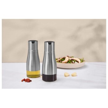 SILVERCREST® Salz- und Pfeffermühlen-Set / Essig- und Ölspender-Set / Reibe (Essig- und Öl Spender) - B-Ware neuwertig