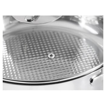 SILVERCREST® Edelstahl-Kasserolle, Ø 28 cm (unbeschichtet) - B-Ware neuwertig