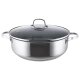 SILVERCREST® Edelstahl-Kasserolle, Ø 28 cm (unbeschichtet) - B-Ware neuwertig
