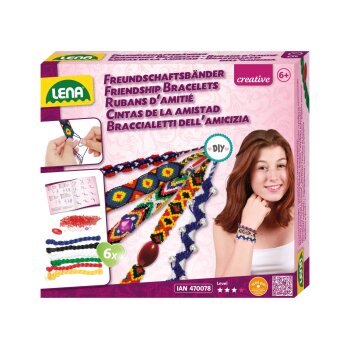 LENA Kreativ-Set, Freundschaftsarmbänder - B-Ware...