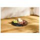 SILVERCREST® Schneidebrett Marmor / Holz, rund, dunkelbraun  - B-Ware neuwertig