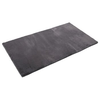 LIVARNO® Teppich, 80 x 150 cm, dunkelgrau - B-Ware neuwertig