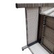 Gardamo Vigo Lounge Set, aus Geflecht Mix, 4-teilig, grau - B-Ware Transportschaden