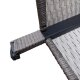 Gardamo Vigo Lounge Set, aus Geflecht Mix, 4-teilig, grau - B-Ware Transportschaden