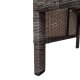 Gardamo Vigo Lounge Set, aus Geflecht Mix, 4-teilig, grau - B-Ware Transportschaden