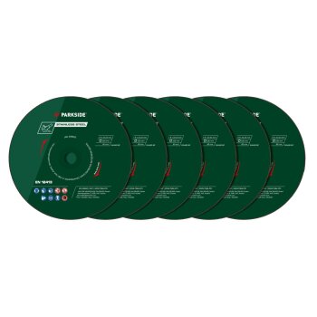 PARKSIDE® Trennscheiben-Set, aus Edelstahl, 6tlg. -...