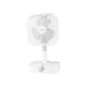 EASYmaxx Akku-Ventilator klappbar, 3,7 V, weiß - B-Ware