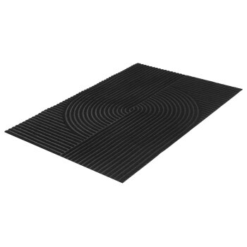LIVARNO® Schmutzfangmatte, mit Struktur, 60 x 90 cm, schwarz - B-Ware sehr gut