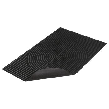 LIVARNO® Schmutzfangmatte, mit Struktur, 60 x 90 cm, schwarz - B-Ware sehr gut