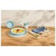 SILVERCREST® Geschirrset »Porto«, 24-teilig (Blau) - B-Ware sehr gut