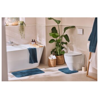 LIVARNO® Badezimmergarnitur Set, blau - B-Ware neuwertig