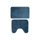 LIVARNO® Badezimmergarnitur Set, blau - B-Ware neuwertig