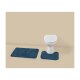 LIVARNO® Badezimmergarnitur Set, blau - B-Ware neuwertig