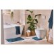LIVARNO® Badezimmergarnitur Set, blau - B-Ware neuwertig