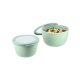 SILVERCREST® Frischhaltedosen, 2er Set (Sichtfenster rund) - B-Ware sehr gut