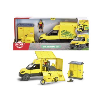 DICKIE Paketfahrzeug »DHL Delivery Set« -...