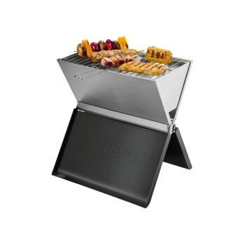 GRILLMEISTER Holzkohle-Klappgrill - B-Ware neuwertig