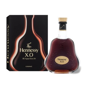 Hennessy XO Cognac mit Geschenkbox 40% Vol