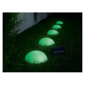 LIVARNO HOME RGB Solar-Bodenlichterkette, mit Erdspieße - B-Ware