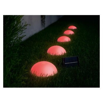 LIVARNO HOME RGB Solar-Bodenlichterkette, mit Erdspieße - B-Ware