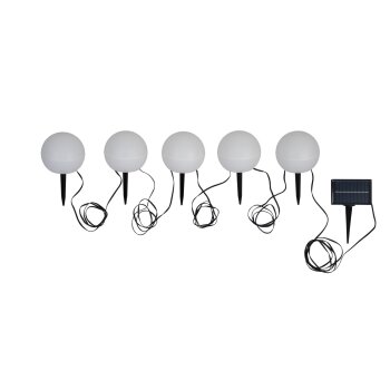 LIVARNO HOME RGB Solar-Bodenlichterkette, mit Erdspieße - B-Ware