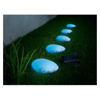 LIVARNO HOME RGB Solar-Bodenlichterkette, mit Erdspieße - B-Ware