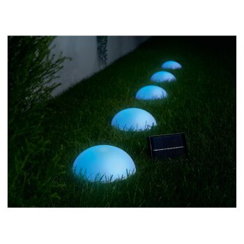 LIVARNO HOME RGB Solar-Bodenlichterkette, mit Erdspieße - B-Ware