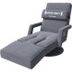 PHOENIX Gaming-Sessel mit Arm, Bein und Nackenstütze, Tastatur-Halterung, verstellbar, grau - B-Ware sehr gut