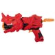 Playtive Soft Dart Pistole Dinosaurier inklusive 10 Schaumstoffpfeilen (Rot) - B-Ware sehr gut