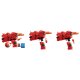 Playtive Soft Dart Pistole Dinosaurier inklusive 10 Schaumstoffpfeilen (Rot) - B-Ware sehr gut