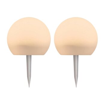 LIVARNO® LED-Solarleuchte / LED-Solarleuchten (2er Ball) - B-Ware neuwertig