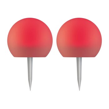 LIVARNO® LED-Solarleuchte / LED-Solarleuchten (2er Ball) - B-Ware neuwertig