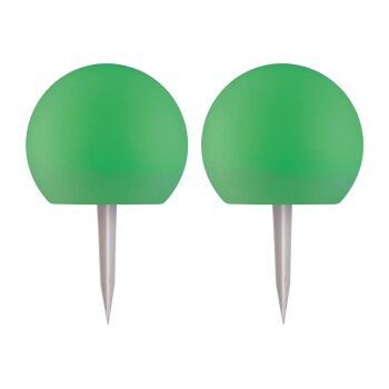 LIVARNO® LED-Solarleuchte / LED-Solarleuchten (2er Ball) - B-Ware neuwertig