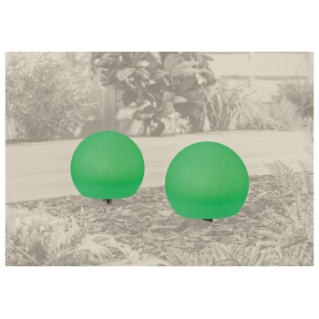 LIVARNO® LED-Solarleuchte / LED-Solarleuchten (2er Ball) - B-Ware neuwertig
