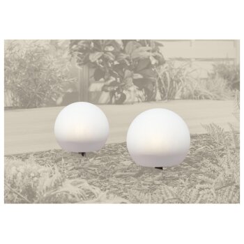 LIVARNO® LED-Solarleuchte / LED-Solarleuchten (2er Ball) - B-Ware neuwertig