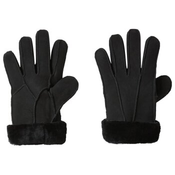esmara® Damen Herren Handschuhe, Lammfell, 9, schwarz...